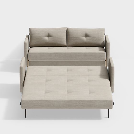Urban Comfort Sofa 3D model for Modern Spaces