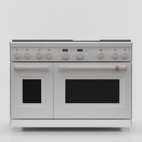 Sleek Modern Stove 3D model for Kitchens