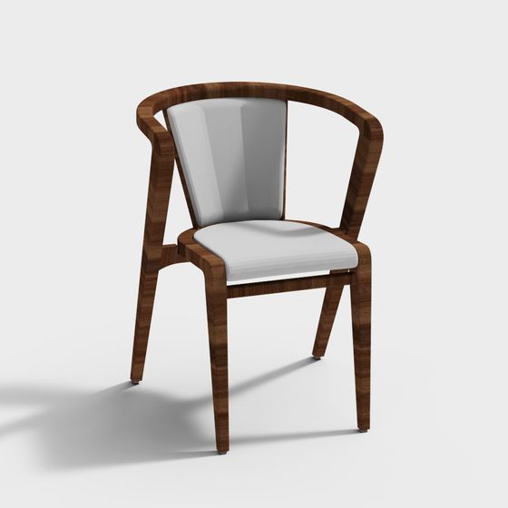 Elegant 3D Chair Model for Modern Design
