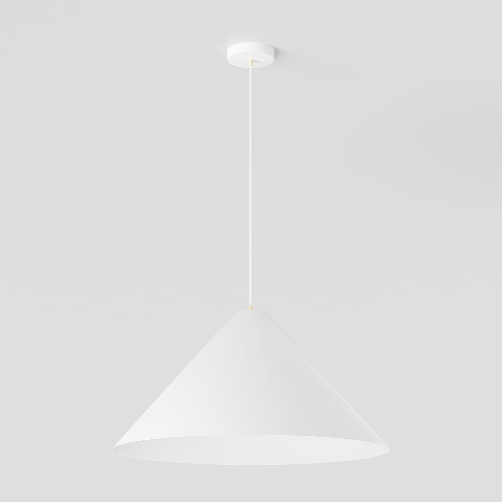 Elegant Cone Pendant Lamp 3D model