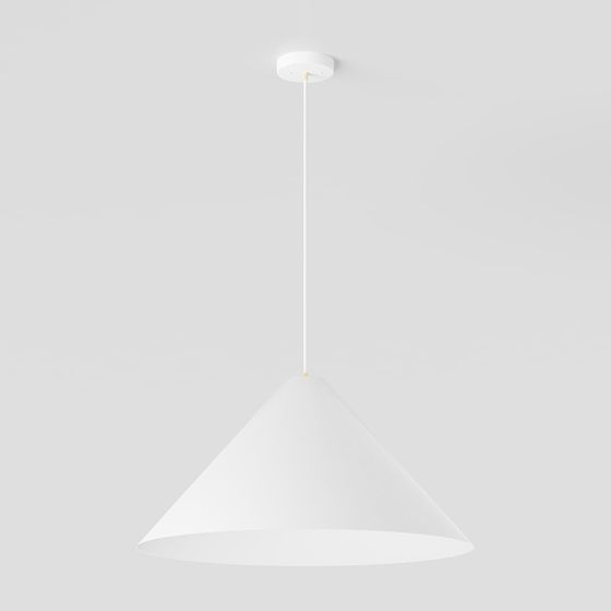 Elegant Cone Pendant Lamp 3D model