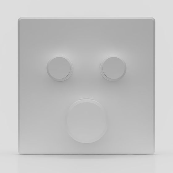 Minimalist Face 3D model