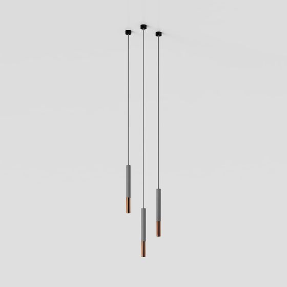 Stylish Hanging Light 3D model for Contemporary Interiors