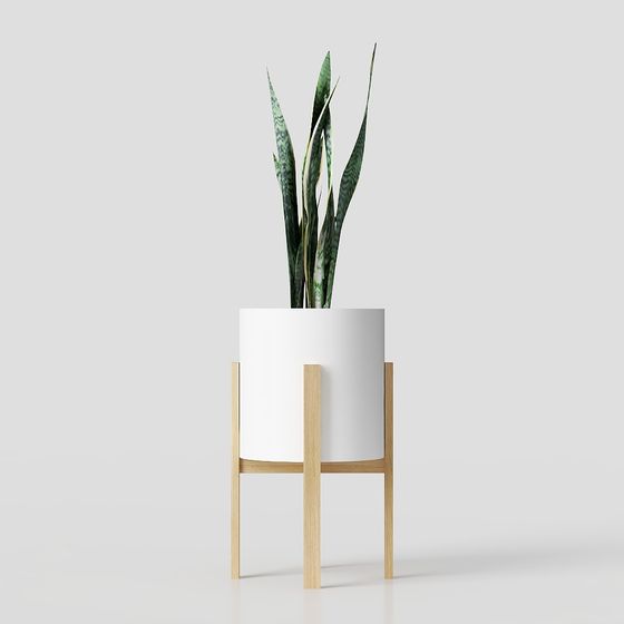 Urban Plant Stand 3D model