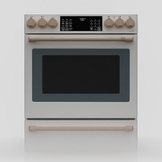 Minimalist 3D Model Oven for Modern Home Design