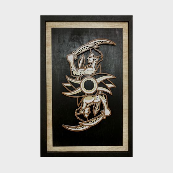 Aztec Warrior 3D Model for Creative Projects