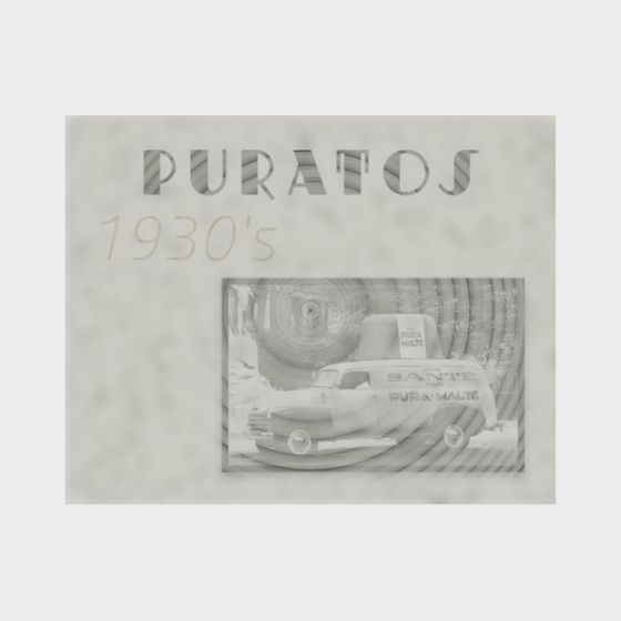 1930s Puratos Van 3D Model for Vintage Projects