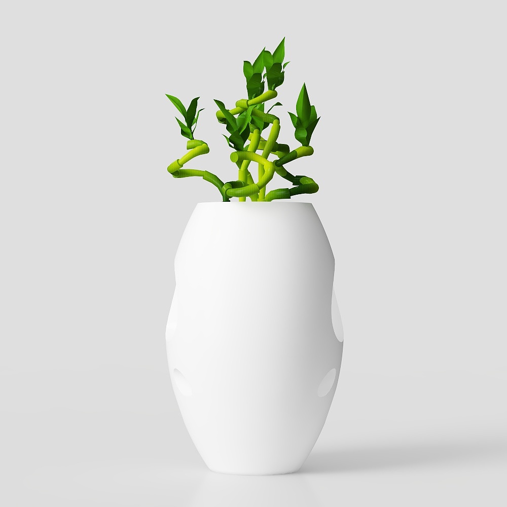 Bamboo Vase 3D model