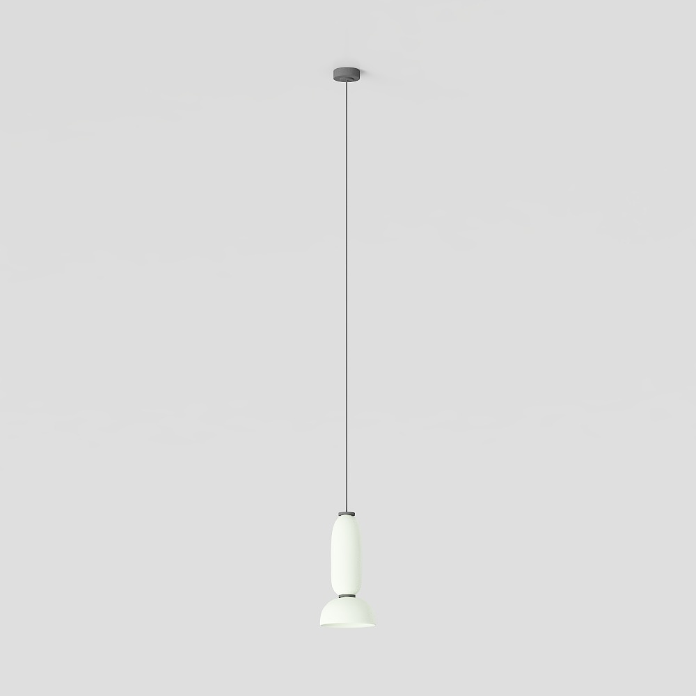 Elegant Low-Poly Pendant Light 3D model