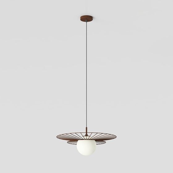 Modern Minimalist Pendant Light 3D model