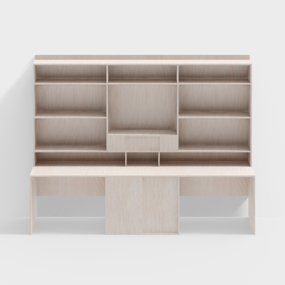 Bureau d'ordinateur double