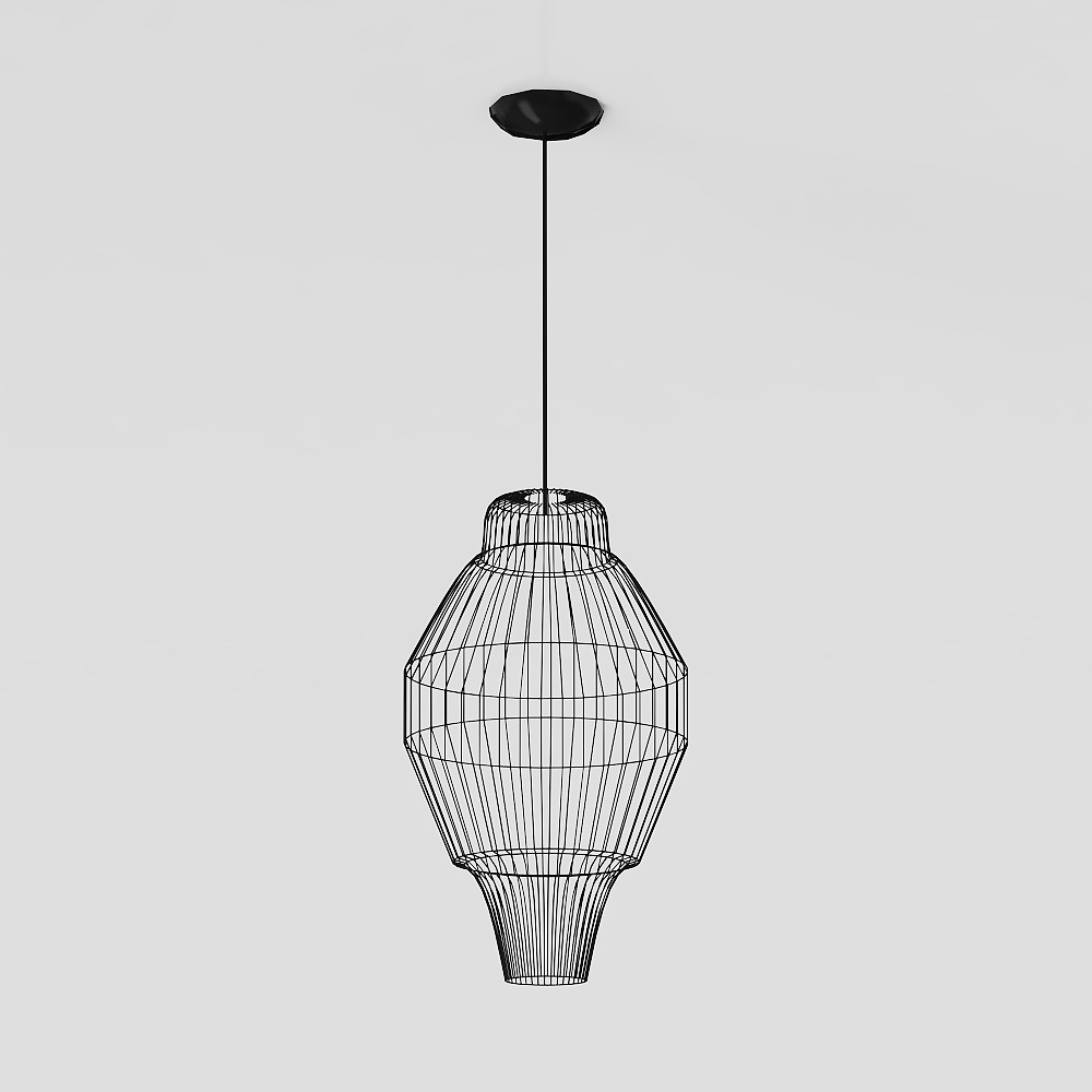 3516 Rattan lamp Sketchup Model by Lanh Leo (1)
