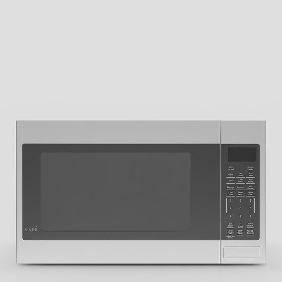 Sleek Modern Microwave Oven 3D model