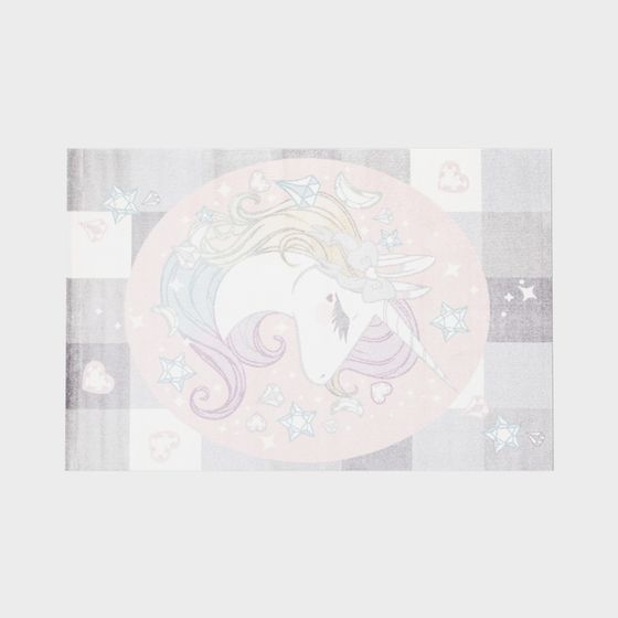 Enchanting Unicorn Rug 3D model for Cozy Spaces