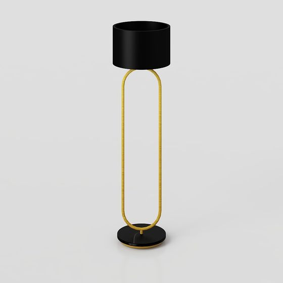 Elegant Minimalist Floor Lamp 3D model