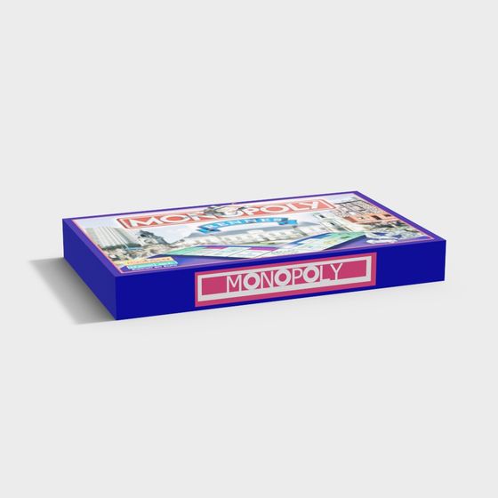 Monopoly Render Monopoly Rennes Edition 3D model