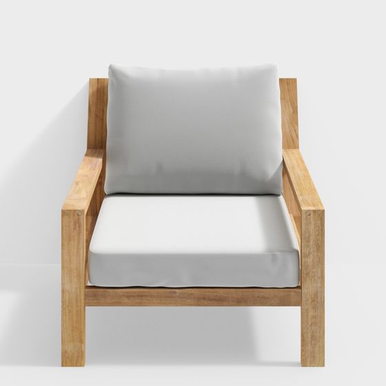 Cozy Lounge Chair 3D model