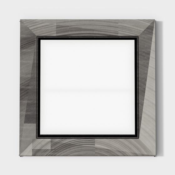 Abstract Frame 3D Model for Creative Projects