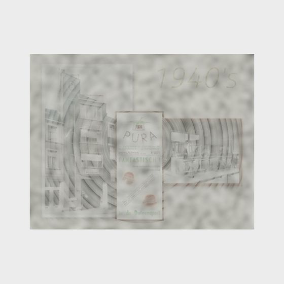 1940s Architectural Blueprint 3D model