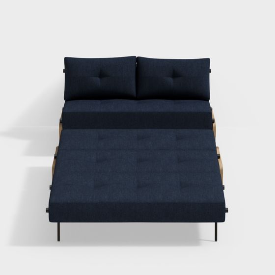 Stylish Sofa Bed 3D model for Modern Interiors
