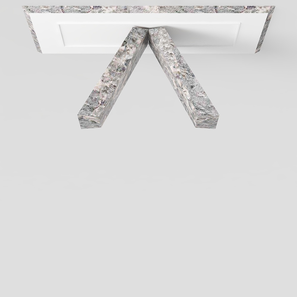 Granite Corner Shelf 3D model
