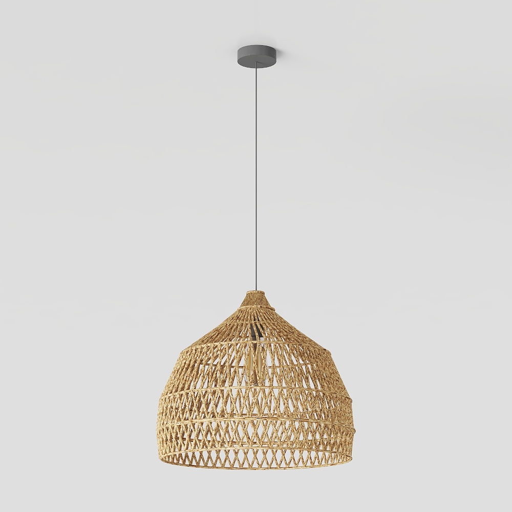 LÁMPARA COLGANTE DE RATÁN