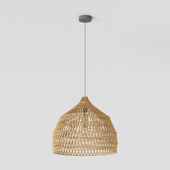 LÁMPARA COLGANTE DE RATÁN