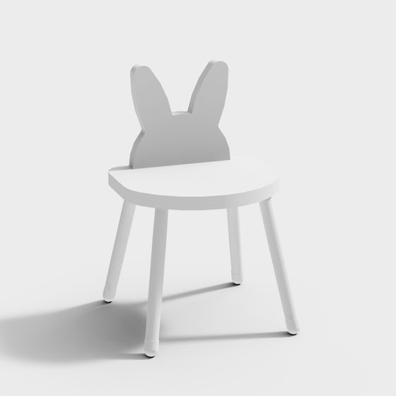 Charming Bunny Chair 3D model