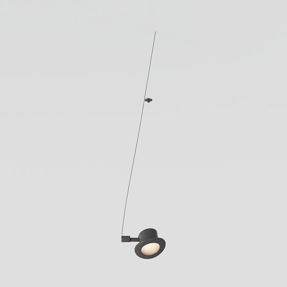 Minimalist Hanging Lamp 3D Model Design