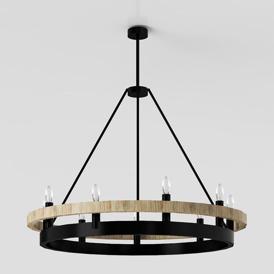 Stylish 3D Pendant Light Model for Modern Interiors