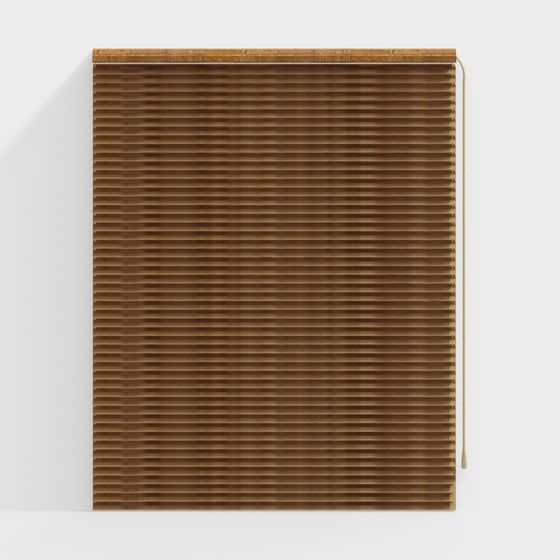 High-Detail Wooden Shutter 3D model