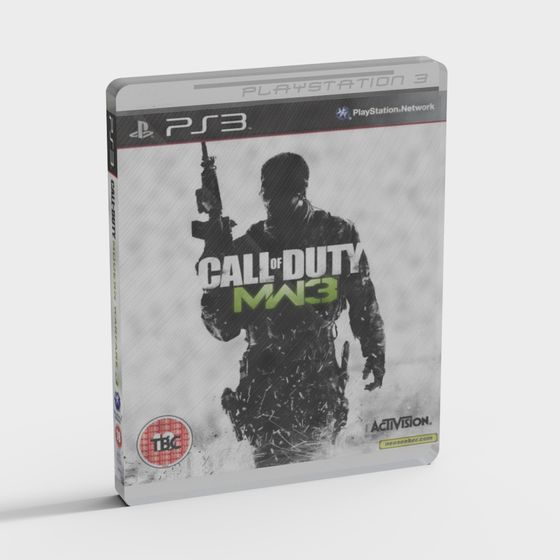 Call of Duty: Modern Warfare 3 PS3 Game Box 3D model