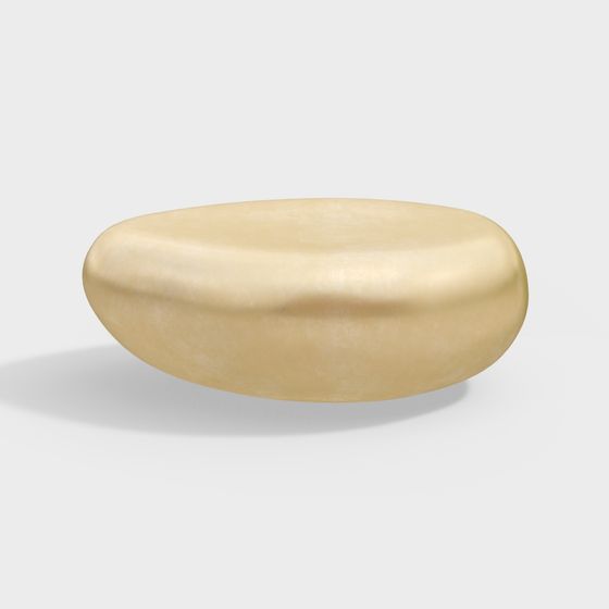 Sleek Round Sofa 3D model for Modern Interiors