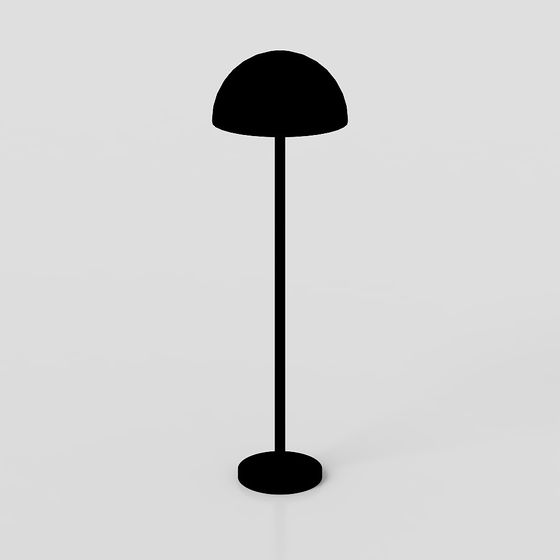 Elegant Floor Lamp 3D model for Modern Interiors