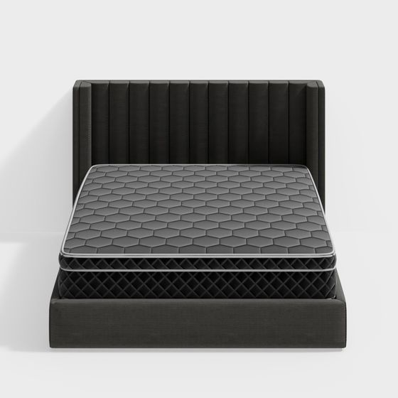 Urban Elegance Bed Frame 3D model