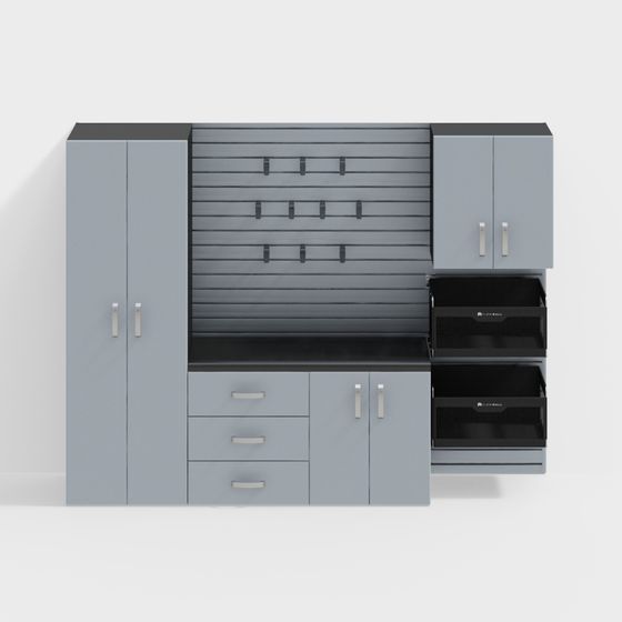 Urban Storage Cabinet 3D model