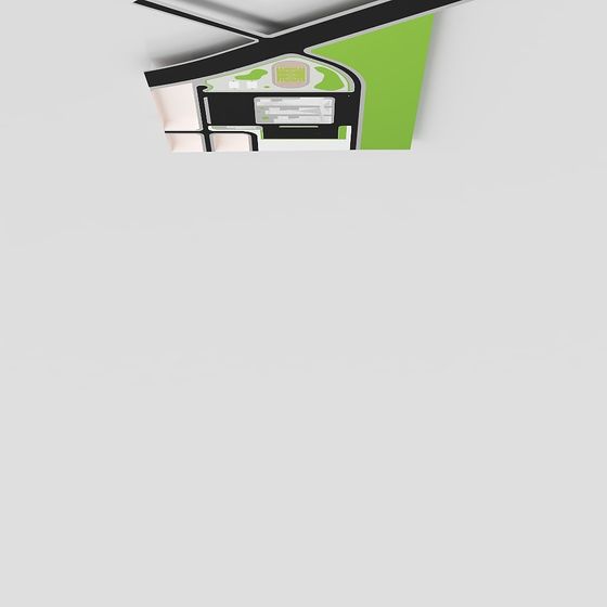 Futuristic Sci-Fi Stadium 3D model