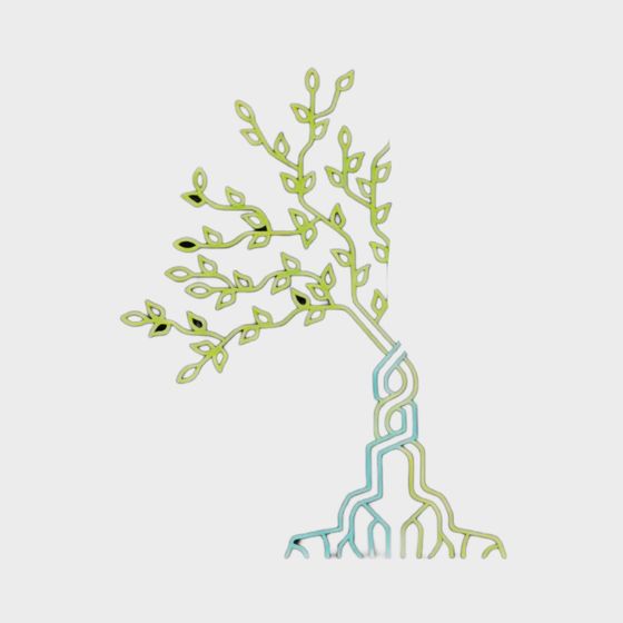 Life Tree Low Poly 3D Model