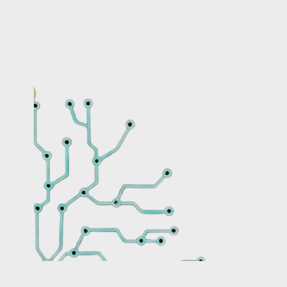 Futuristic Circuit Board 3D model