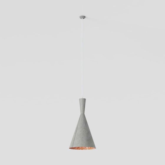 Concrete Cone Pendant Lamp 3D model
