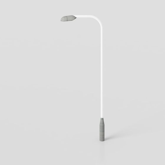 Minimalist Street Lamp 3D model