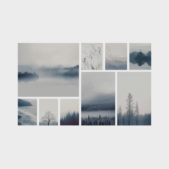 Serene Morning Mist Lake 3D model