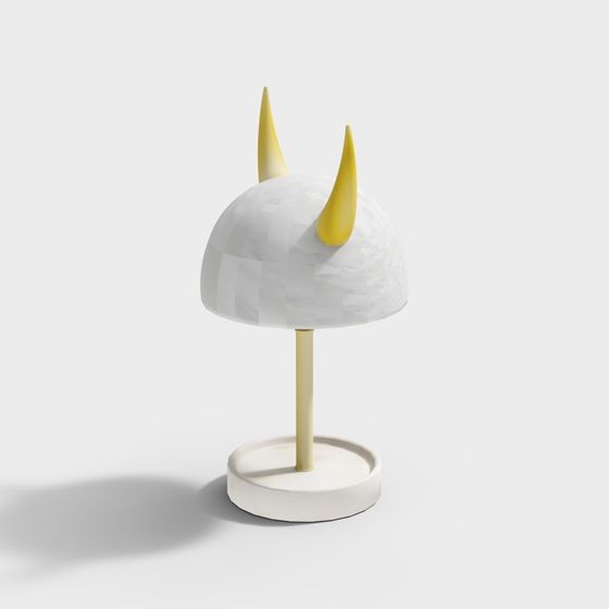 Viking Helmet Low-Poly 3D Model