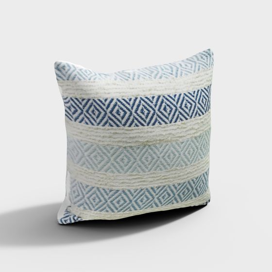 Geometric Woven Cushion 3D model