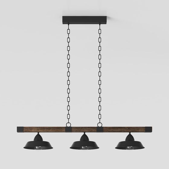Industrial Style Pendant Light 3D model