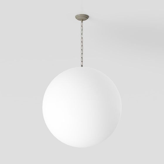 Elegant Sphere Pendant Light 3D model