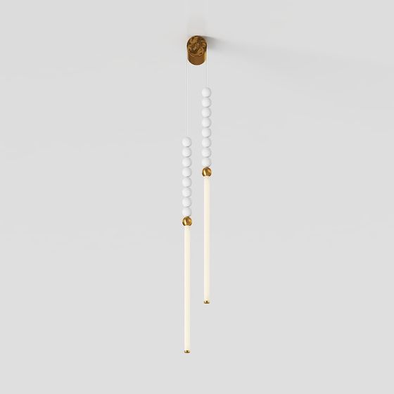 Luminous Chandelier 3D model