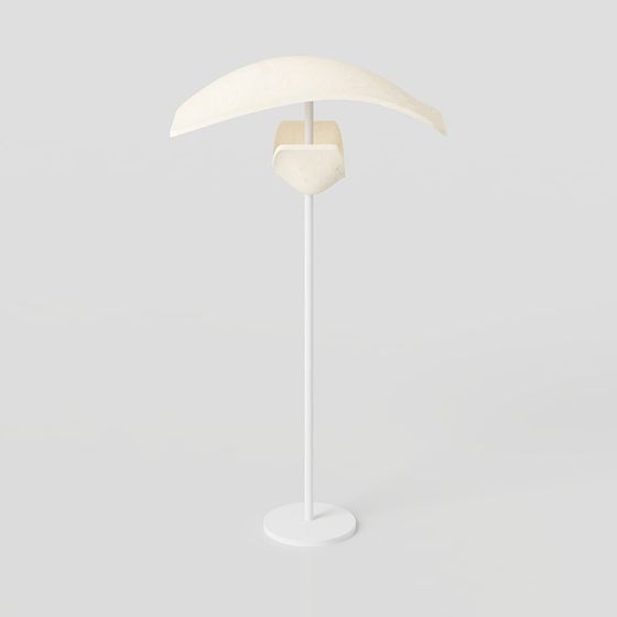 Elegant Arc Lamp 3D model for Modern Interiors