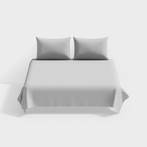 Minimalist Bed 3D model