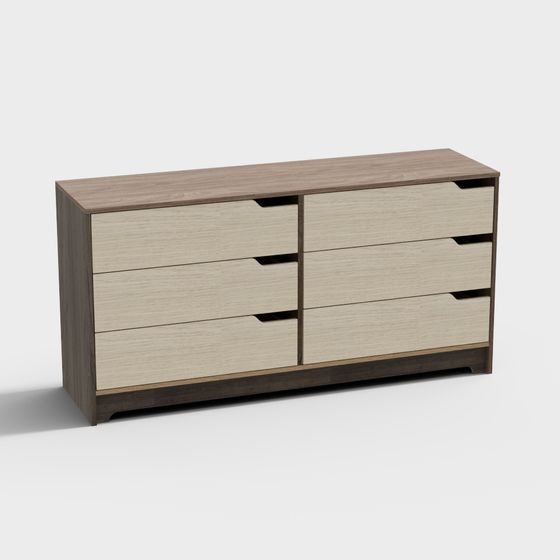 City Window Nightstand 3D model